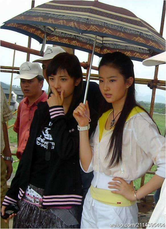 刘亦菲的微博头像简直就是杨幂, 她们之间有什