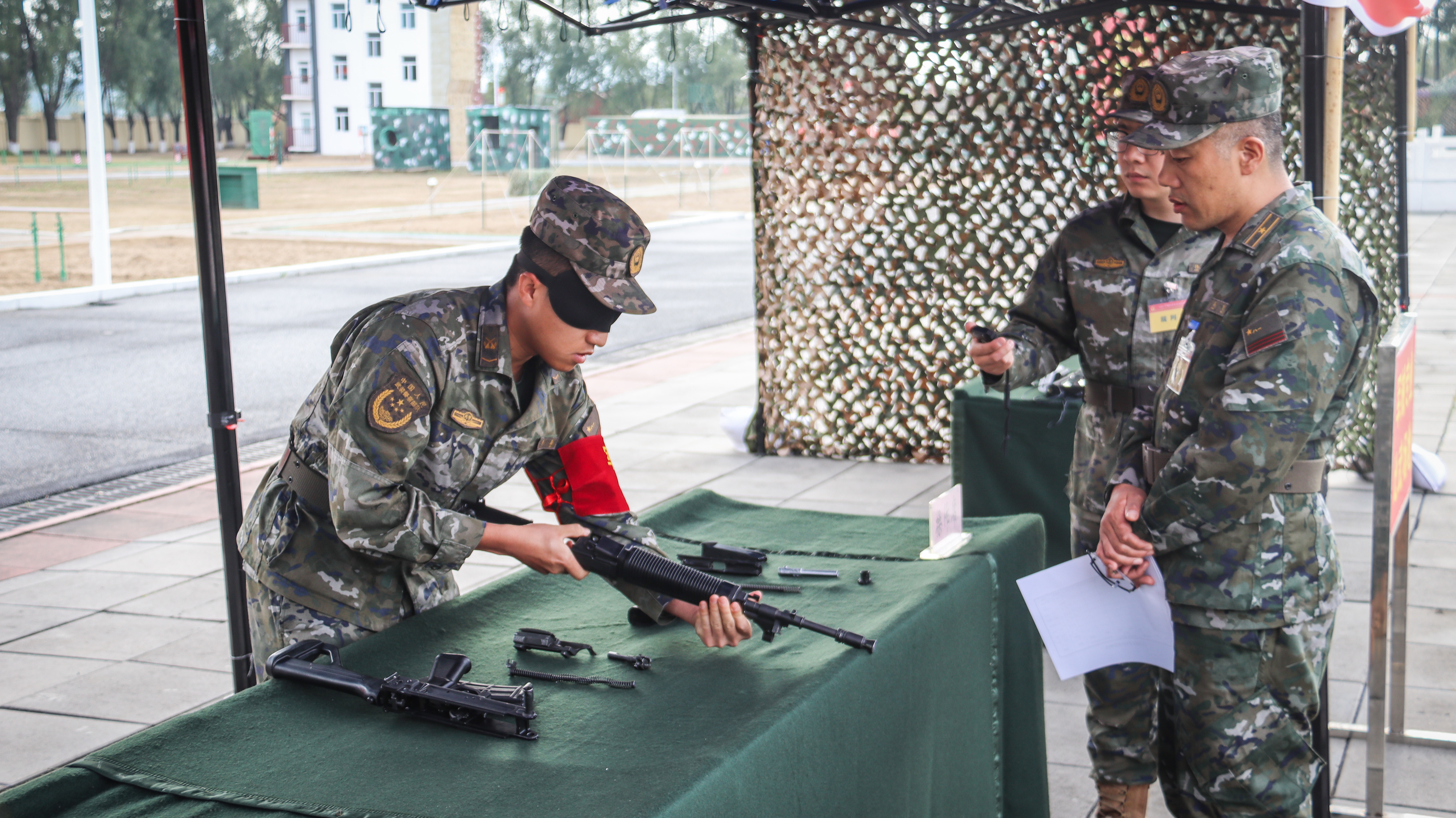 武警黑龙江总队佳木斯支队组织开展2023年度后装专业比武