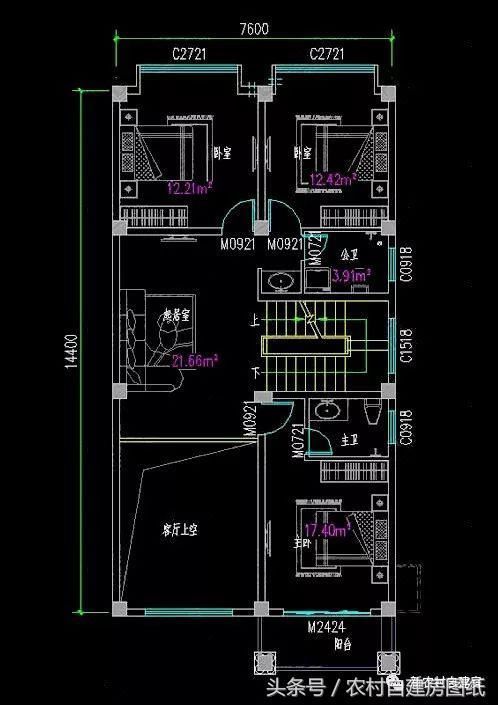 面宽8米的农村宅基地建房,6款经典别墅图纸,让