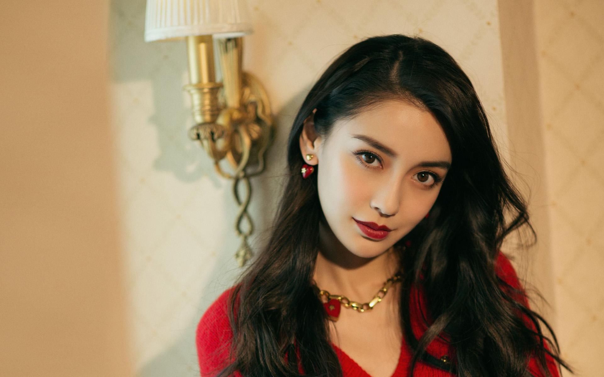 angelababy妩媚性感写真高清电脑壁纸