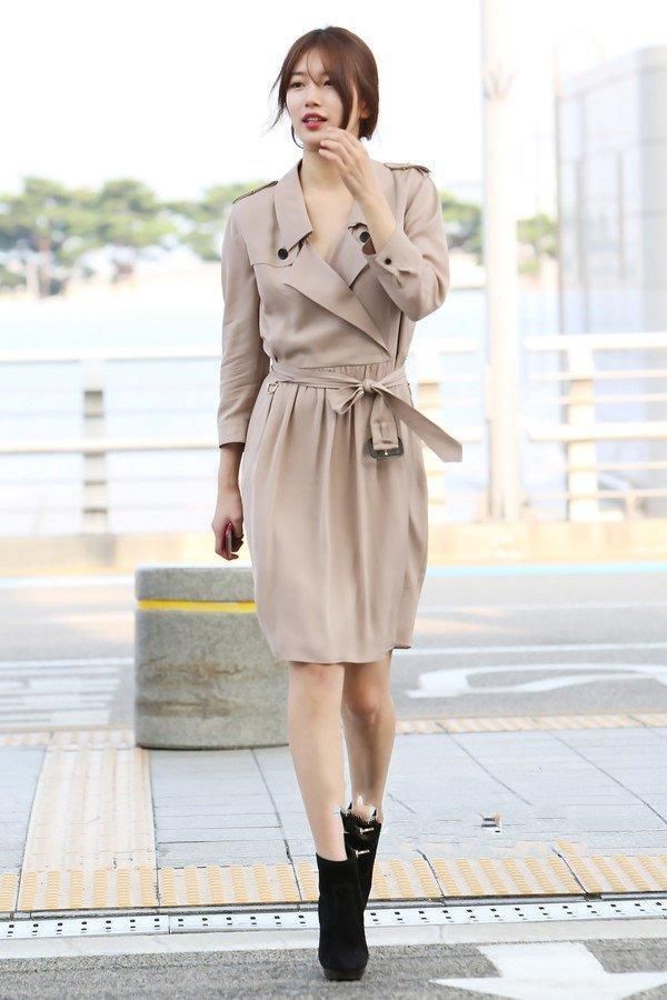 国民初恋秀智的冬日穿搭,学会你就是韩剧女主