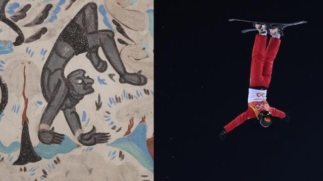神奇!当冬奥遇上敦煌壁画,那些穿越千年的“神撞脸”! 神奇!当冬奥遇上敦煌壁画,那些穿越千年的“神撞脸”!