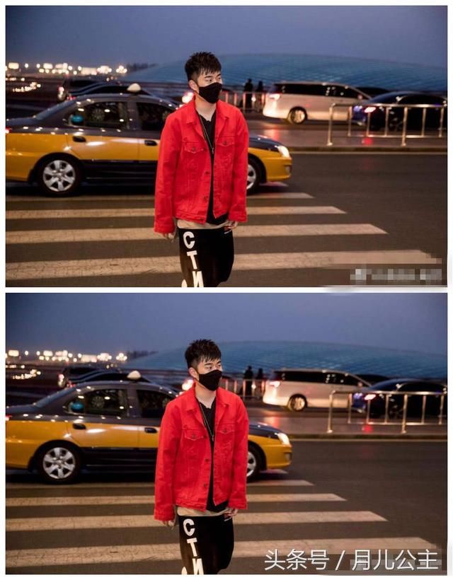 陈赫近照变瘦又变帅?红配黑男神范十足!网友: