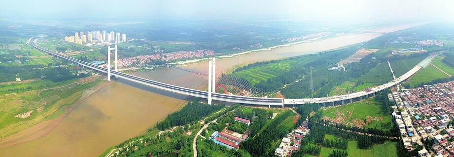 齐河黄河大桥通车在即 设计通行速度80公里/小时