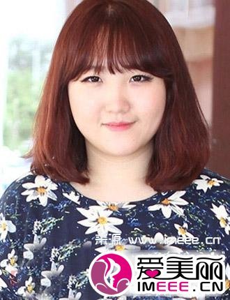 脸上有肉适合的发型 圆脸一样秀气可爱