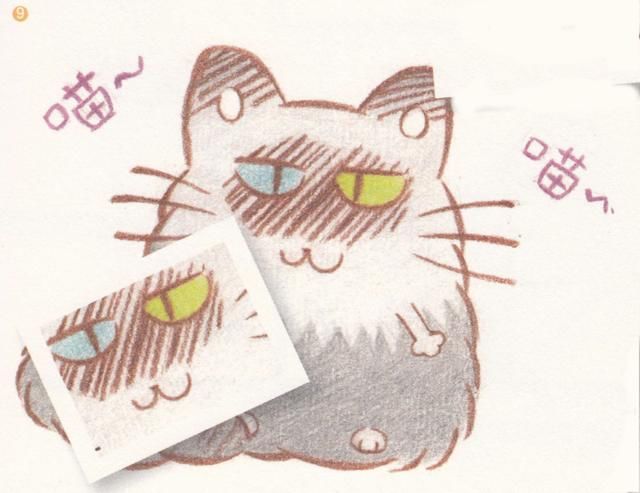 会点画简单形体的平涂练习,来画一只超可爱的