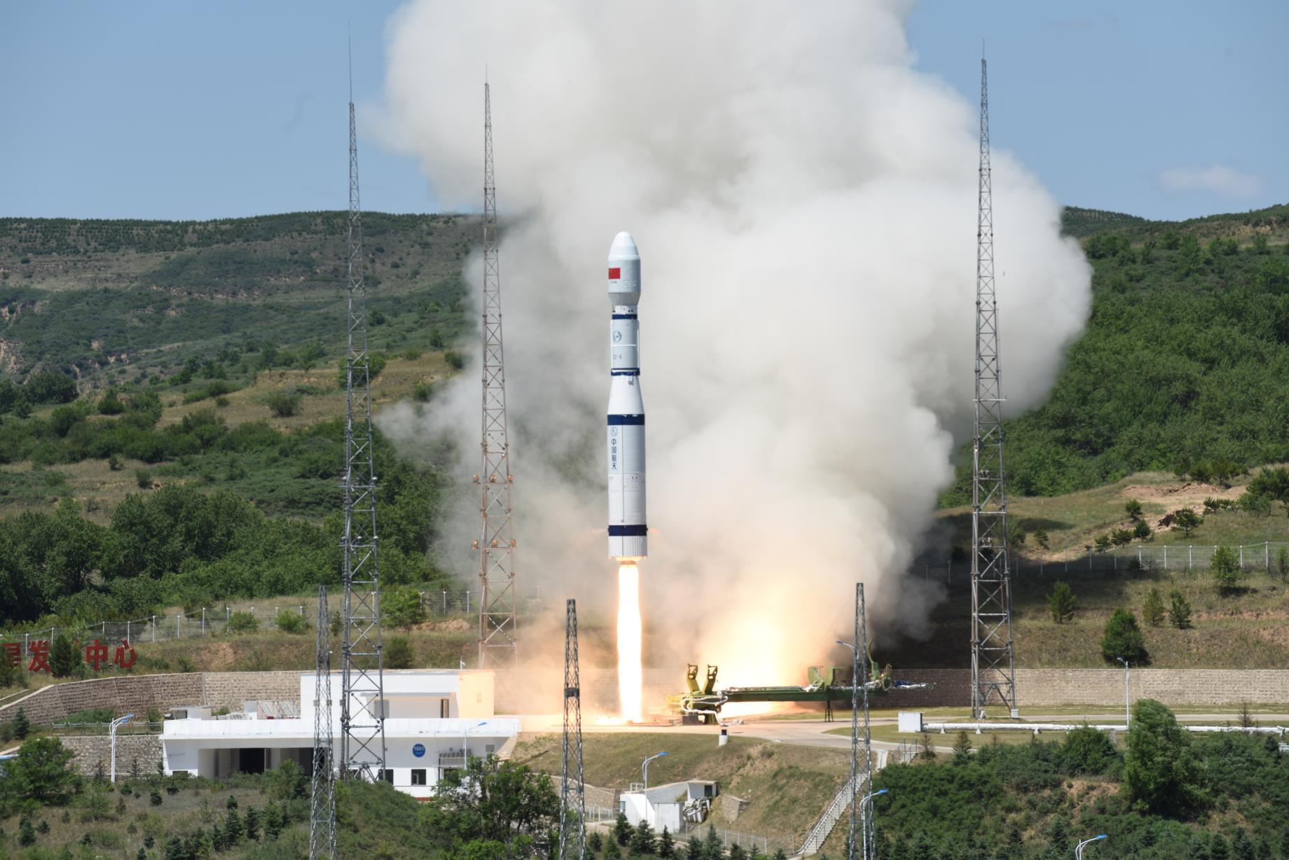 长征六号火箭发射圆满成功