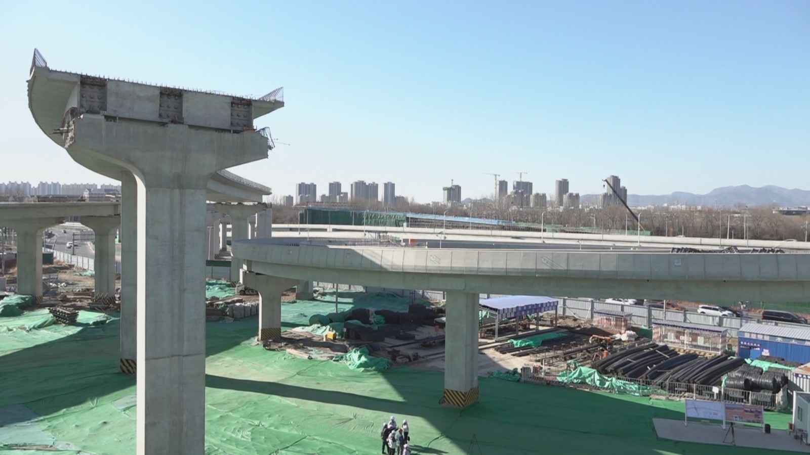 北清路快速化改造工程复工 九月底完成主线桥南半幅主体机构_北京时间