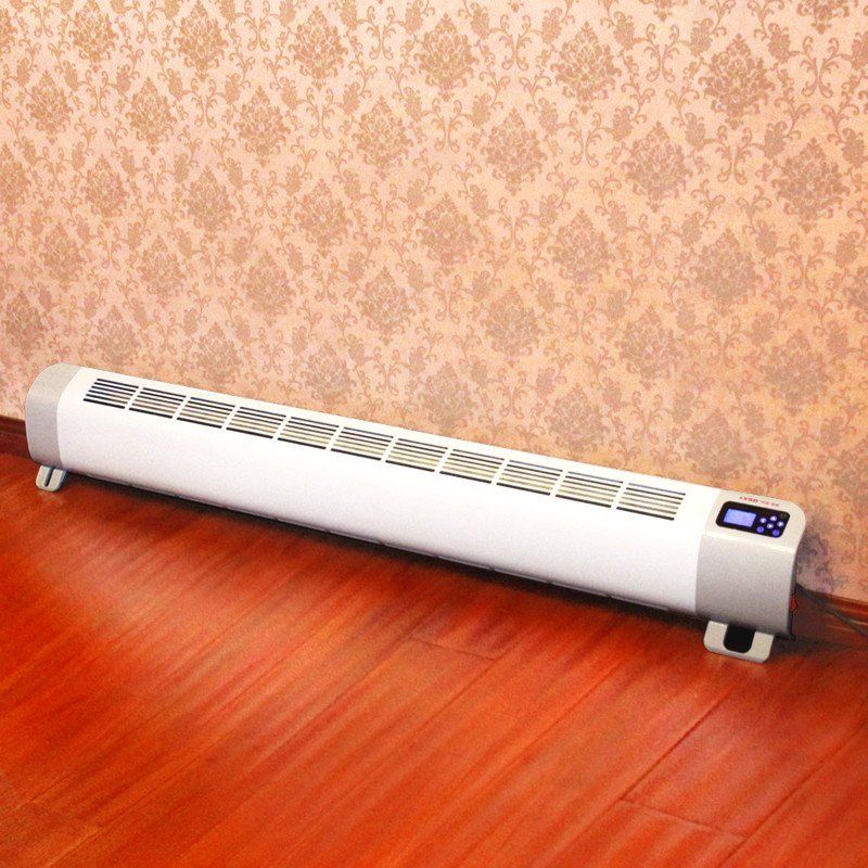 匹空调一天下来100多度电,这踢脚线取暖器开一