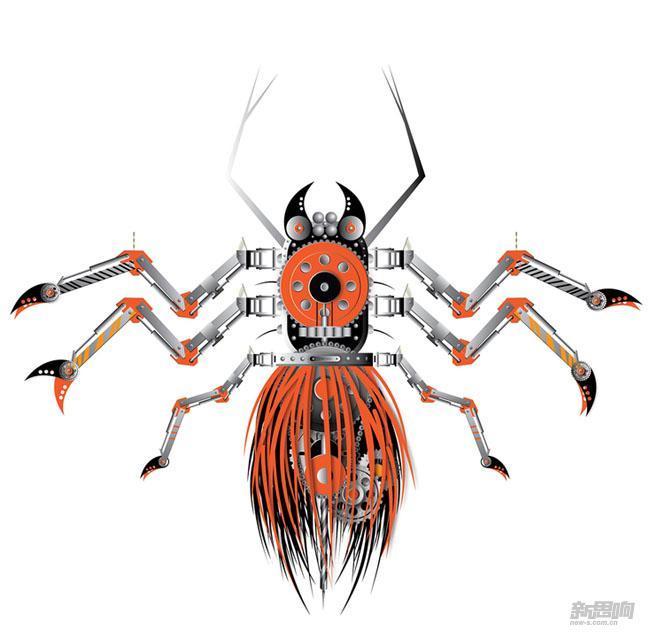 虫子常见,变成机械的虫子有见过吗