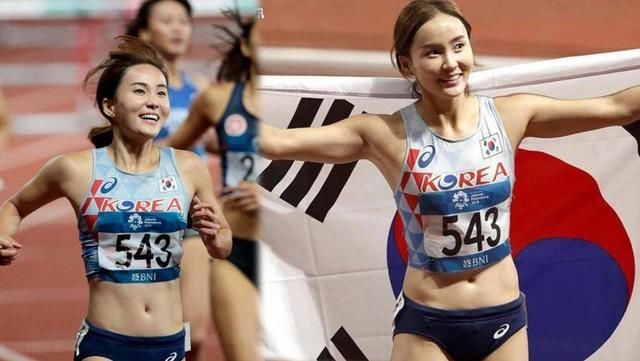 韩国体坛江山易主, 亚运会跨栏冠军身材碾压