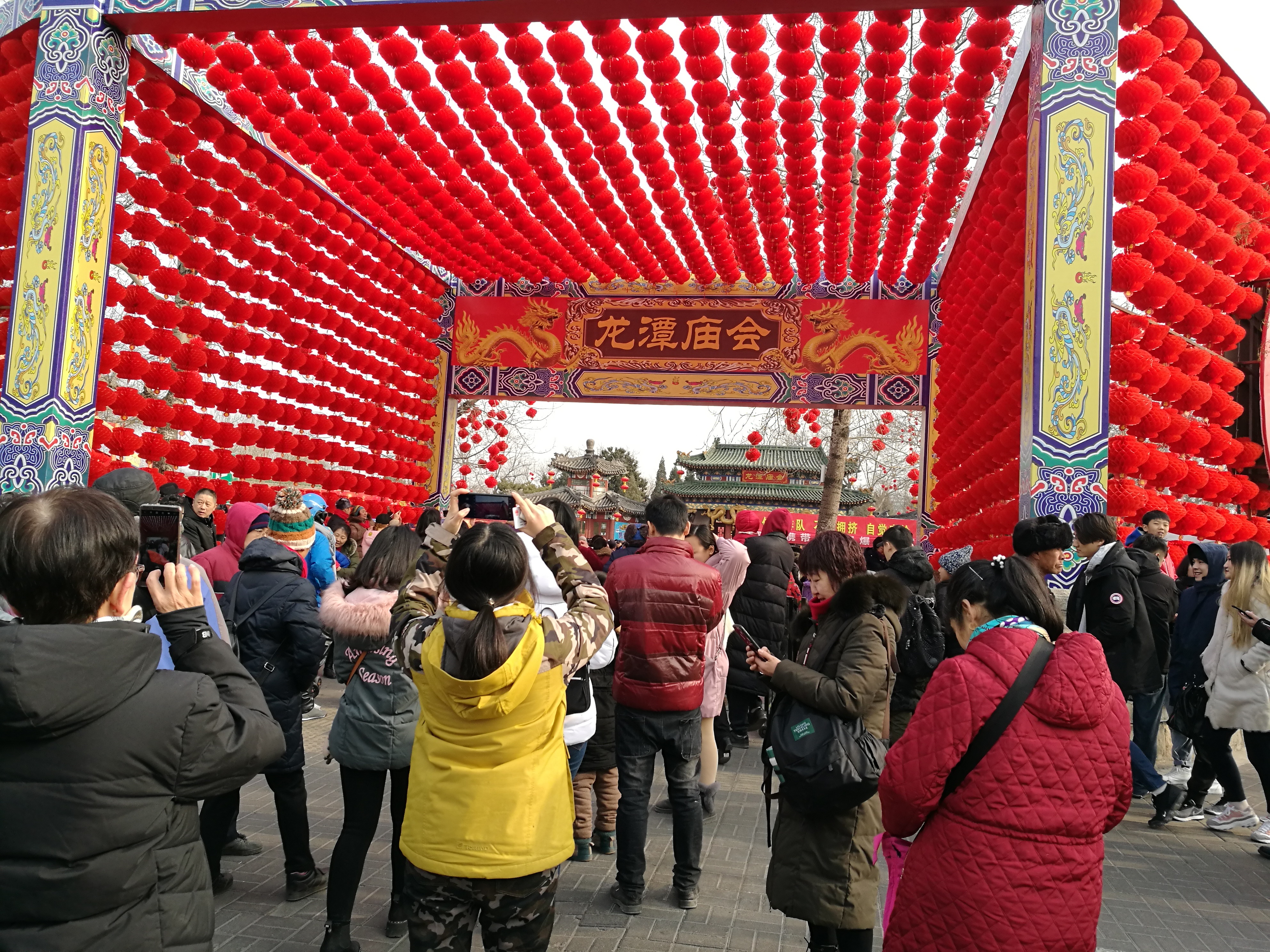 "逛吃"龙潭庙会，大烤串受追捧，特产反响不一