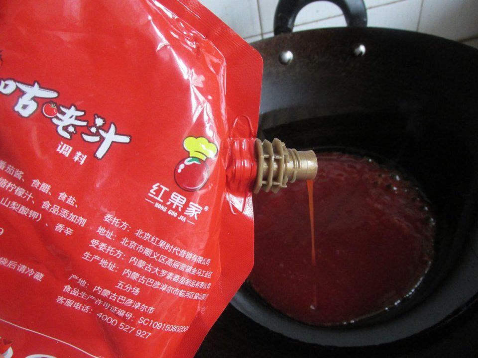 1,红果家的咕咾汁酸甜度正好,很适合这种做法.