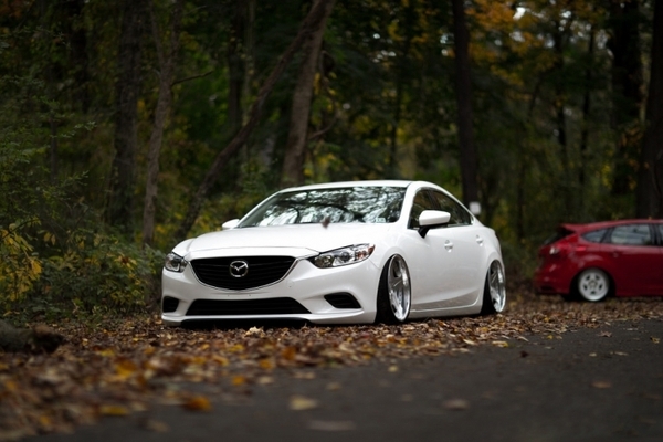 最美姿态,马自达6阿特兹改装ACCU空气悬挂 最美姿态,马自达6阿特兹改装ACCU空气悬挂