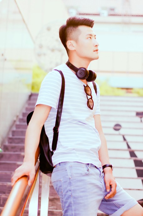 小孙浩时尚街拍写真曝光一改喜剧范儿