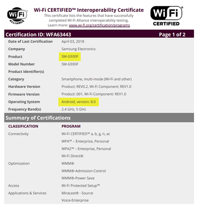 三星官方确认:三星S7\/S7 Edge将升级安卓8.0