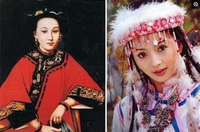 图为考古学家用现代技术将头骨将香妃容貌复原,看到这容貌就不难看出