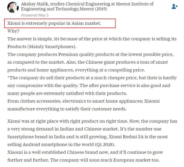 小米在国外有多火,看看老外怎么说