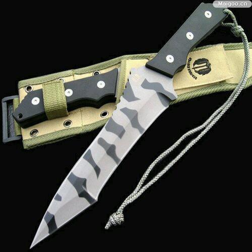 strider d9军用匕首(伞绳手柄)