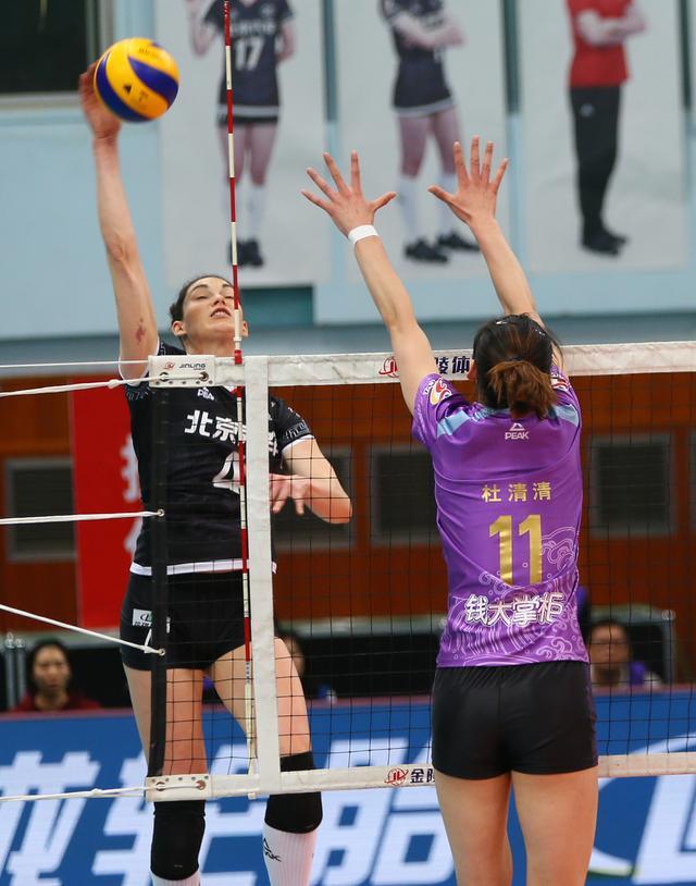 2019女排超级联赛总决赛第二场北汽女排3:1天