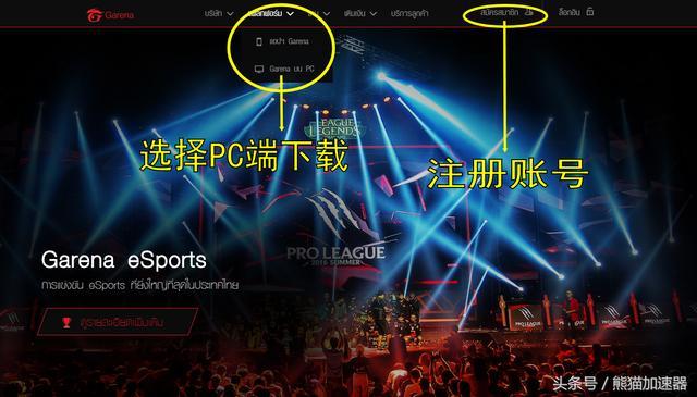 无限法则加速器熊猫畅玩 Garena下载和注册图