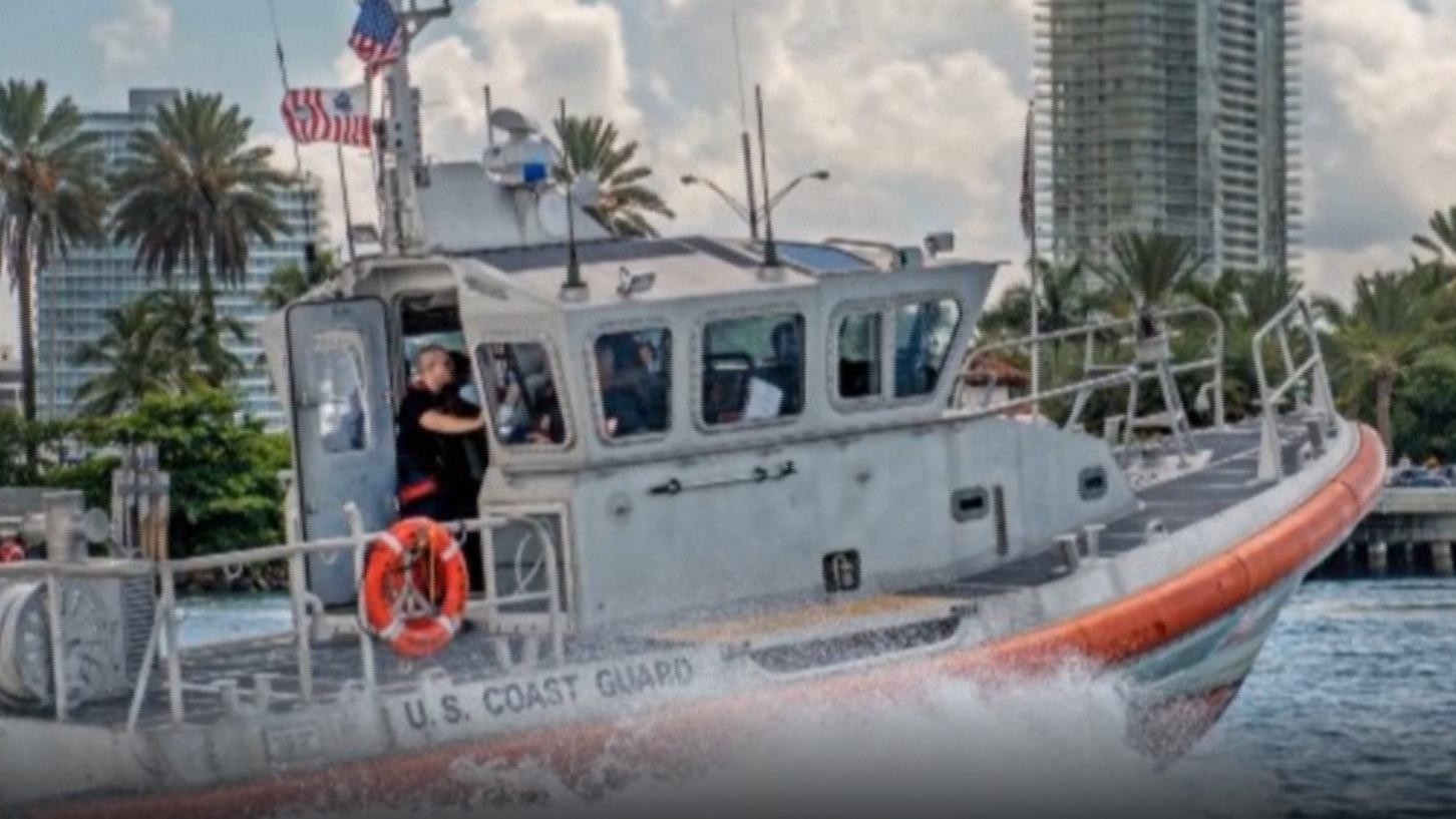 美国佛州附近海域一艘船只倾覆 39人失踪 美国佛州附近海域一艘船只倾覆 39人失踪