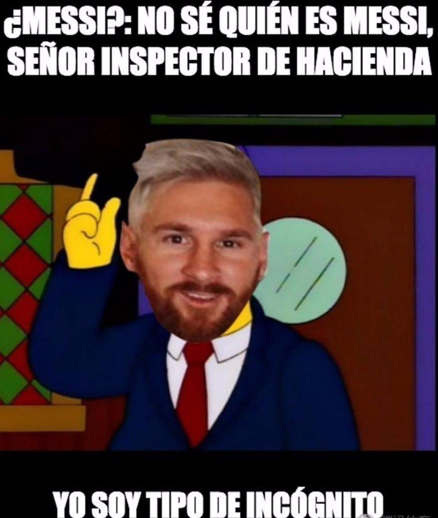 梅西逃税事件也被网友调侃。
