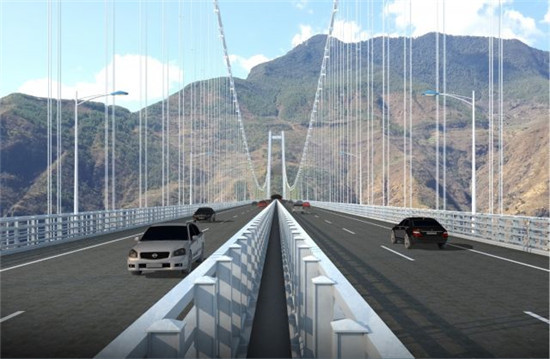 世界最大跨径山区悬索桥在丽江金安桥开工建设