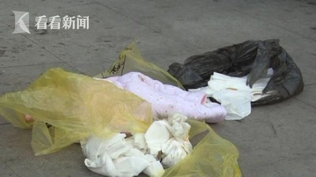 垃圾桶边惊现死婴 疑似医院员工从公交车上抛下