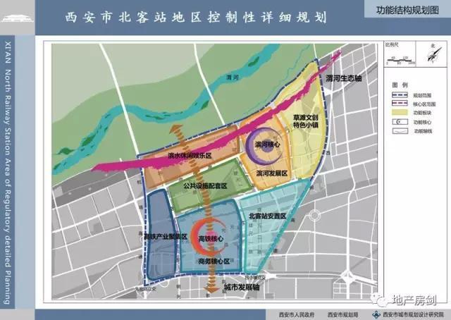 西安北客站区域详细规划公示,将打造成城北商务中心