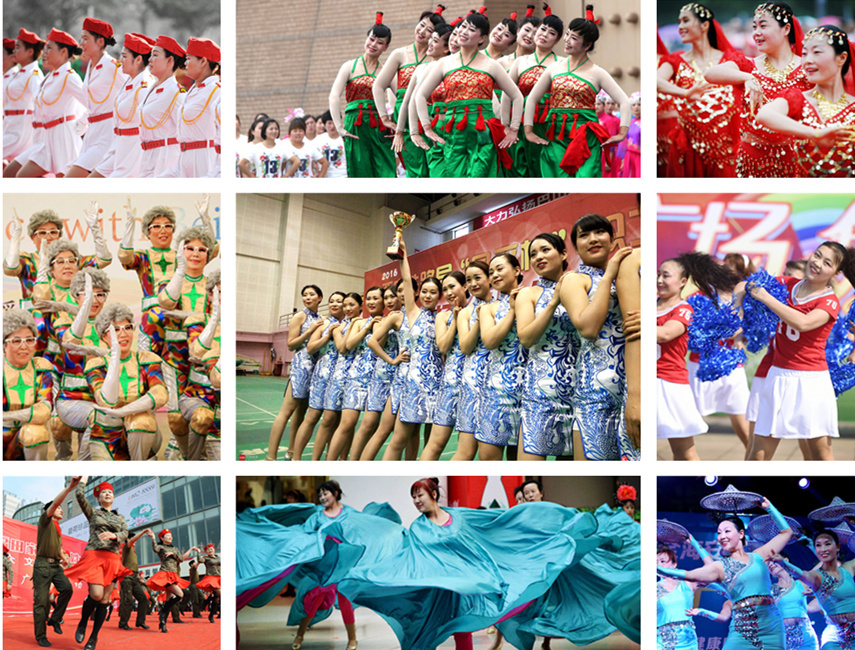 中国广场舞大妈都穿啥 争奇斗艳无所不能 中国广场舞大妈都穿啥 争奇斗艳无所不能