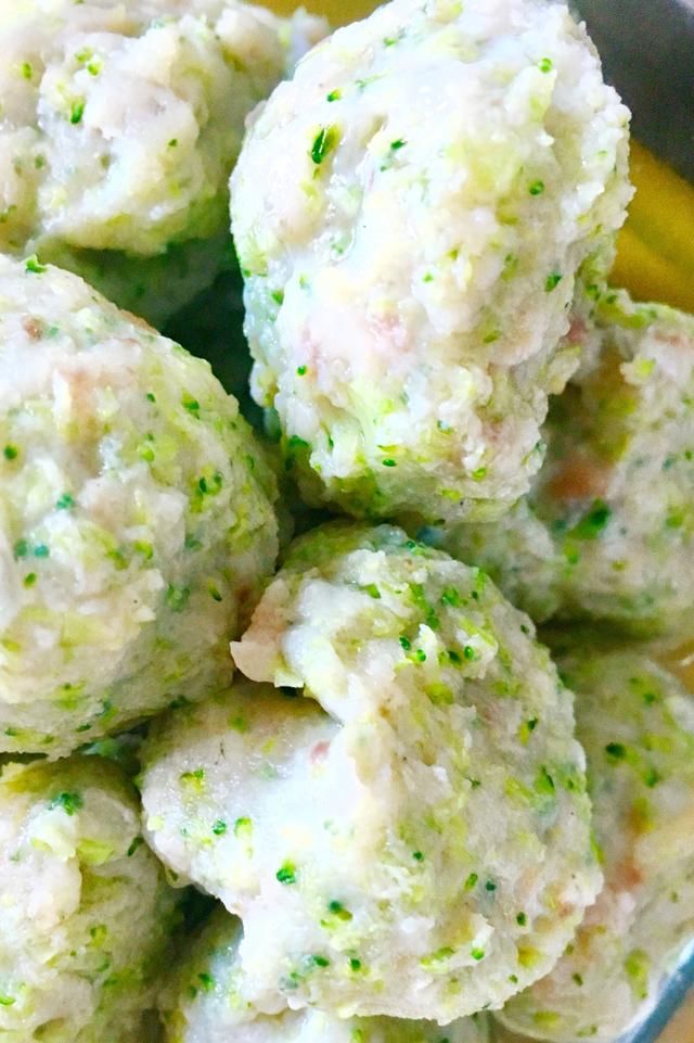 宝宝辅食,蔬菜鱼肉丸子,美味可口,宝宝最喜欢,可