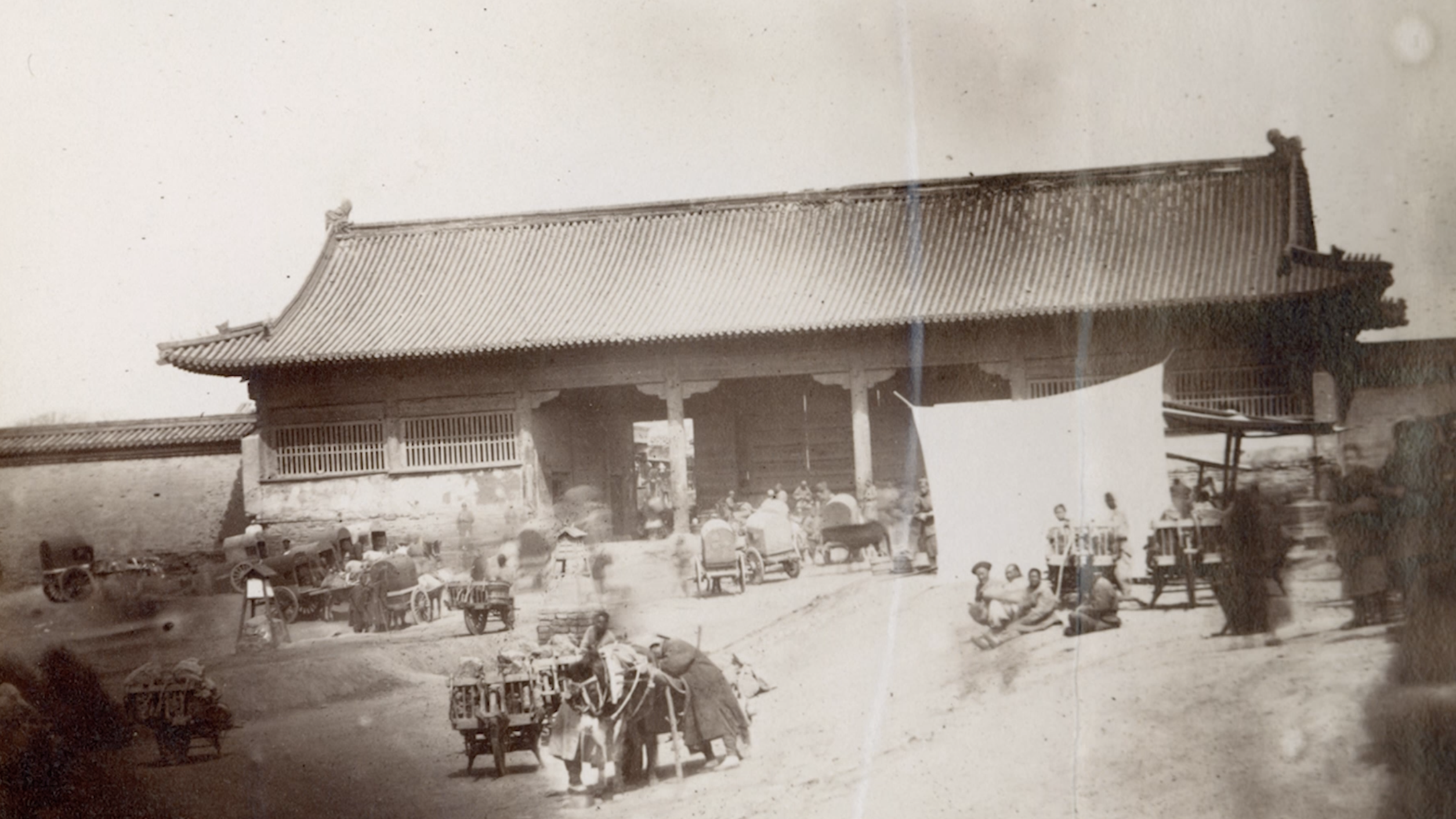 戳它，看1882年的地安门门口都有些什么……_北京时间