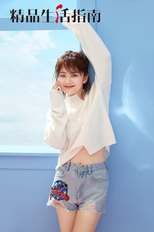 女神谭松韵演绎思诺芙德 snowforte羊绒衫多维度魅力