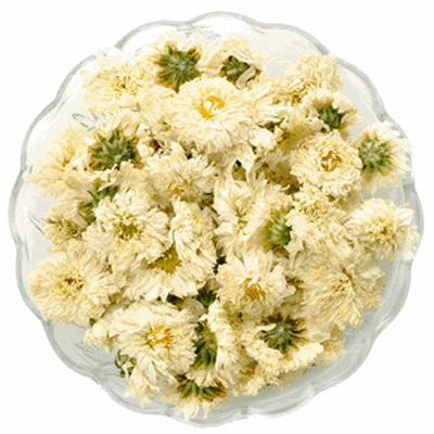 将杭白菊制成染发剂,可以将头发染成米黄色