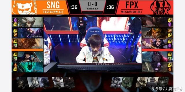 LPL职业联赛再现黑科技石头人上单。SNG擒获