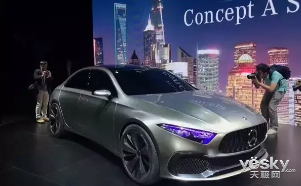 奔驰Concept A Sedan将亮相2017上海车展