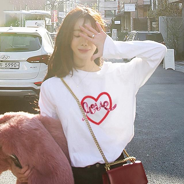 2018春装新款女装雪纺上衣韩版修身体恤打底