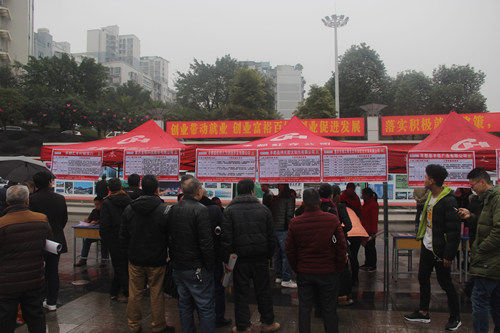 【网络媒体走转改】丰都:春节招聘会为企业和