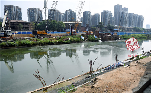 武汉南湖连通渠发出臭味 水务部门称将开展应急治理