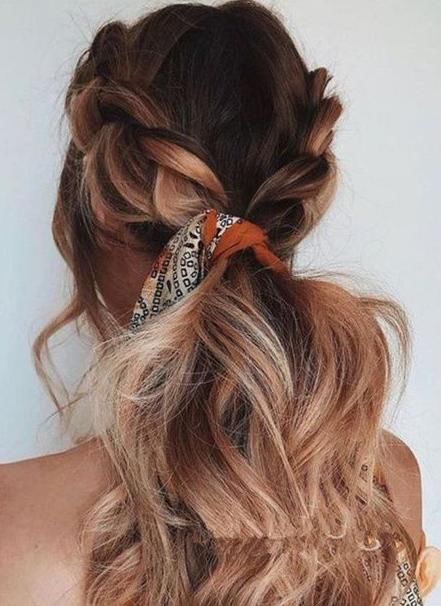 火爆ins圈的夏日丝巾发型教程 学会了翻身做网