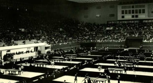 中美乒乓外交老照片