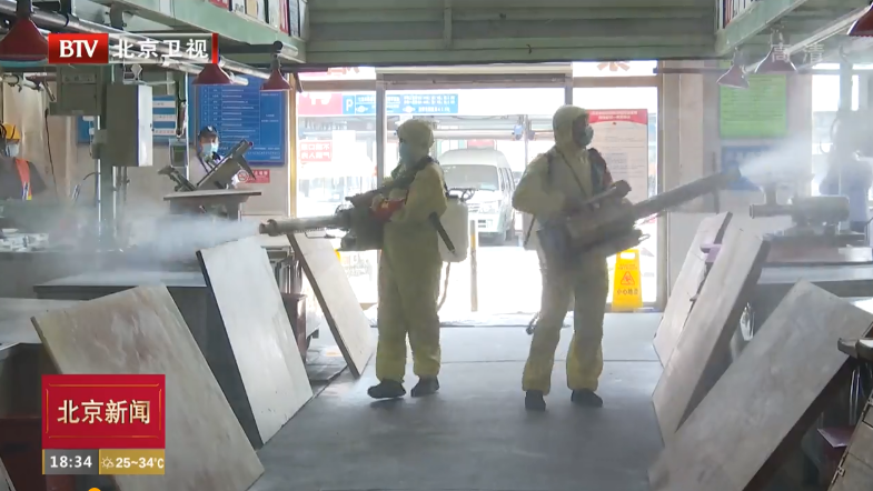 大洋路批发市场每日全面消杀清理 保障“菜篮子”安全 大洋路批发市场每日全面消杀清理 保障“菜篮子”安全