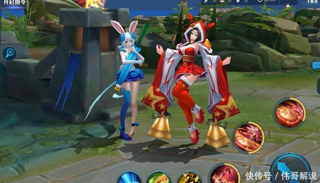 王者荣耀 女英雄3D视角下美腿同屏对比 阿离大