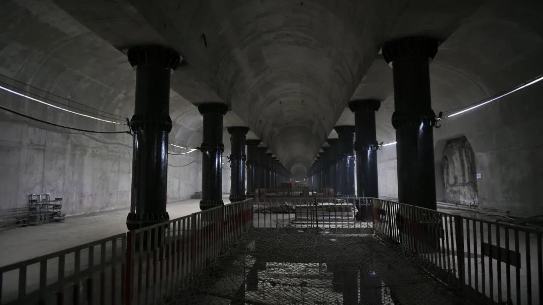 喜讯!地铁3号线工体站主体结构完工 喜讯!地铁3号线工体站主体结构完工