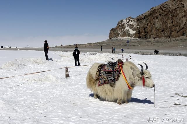 四月的纳木措湖冰雪皑皑 银色世界别样感受