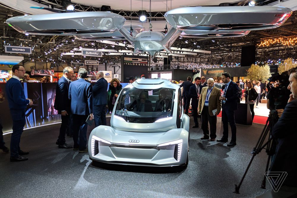 2018日内瓦汽车展:空客奥迪再展飞行概念汽车