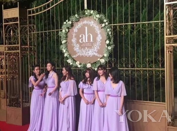 angelababy伴娘团(图片来源于google)