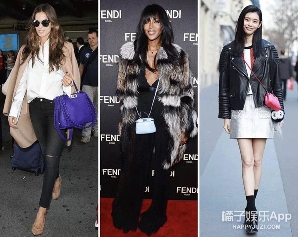 刘雯,angelababy,跨界设计包包,fendi peekaboo变着法给你好看!