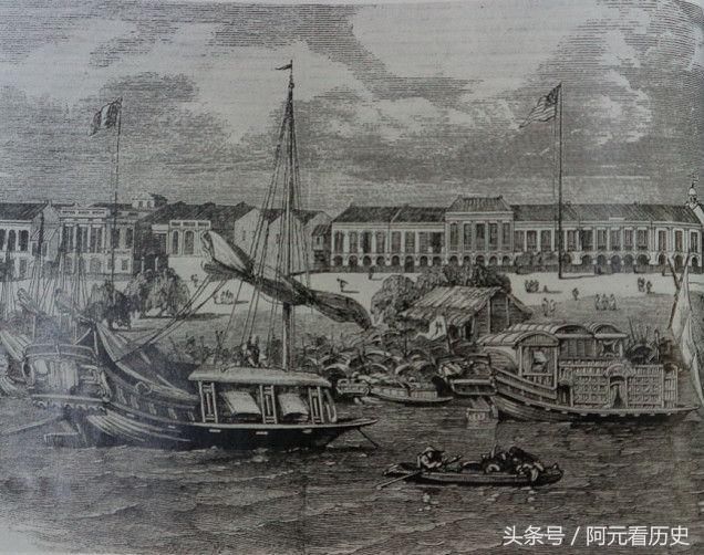 清朝时期的广州十三行的繁华令人吃惊,这里曾